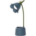 Kalanka - lampe de bureau led enfant, lampe de table flower bird rechargeable par usb, lampe de lecture ...