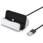 Kalanka - lightn station d'accueil compatible avec iphone 11 pro, 11, xs max, xr, xs, x, 8, 7, 6s, 6, ...