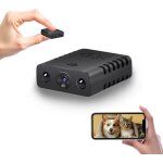 Kalanka - mini camra hd wifi 1080p - camra de scurit d'intrieur compacte avec dtection de mouvement ...