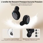 Kalanka - mini ecouteurs bluetooth sans fil, ecouteurs bluetooth sans fil ultra - compacts et lgers, ...