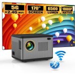 Kalanka - mini projecteur video, videoprojecteur portable wifi bluetooth, retroprojecteur home cin�ma ...