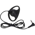 Kalanka - mono couteur simple oreille casques abs noir 5 pices 3. 5mm jack d forme couteur casque ...