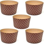 Kalanka - moule a panettone premium de qualit 750gr (5pcs) - caissettes a panettone professionnelles ...