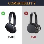 Kalanka - mousse coussin coussinets pour akg y500 bluetooth sans fil pliable casque, coussinets avec ... Kalanka - mousse coussin coussinets pour akg y500 bluetooth sans fil pliable casque, coussinets avec ...