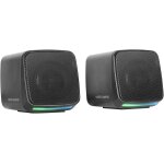 Kalanka - ms - pro, enceintes compactes 10w, eclairage rgb flow dynamique, enceinte pc avec botier contrle ...