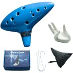 Kalanka - ocarina, ocarina en cramique zelda, cramique alto c instrument de musique, 12 trous ocarina, ...