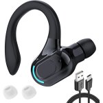 Kalanka - oreillette bluetooth mono sans fil avec micro intgr son hd ecouteurs auriculares v5. 2 tour ...