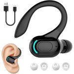 Kalanka - oreillette bluetooth sans fil v5. 2 avec micro int�gr�, ecouteurs sans fil, tour d'oreille ...
