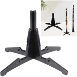 Kalanka - pied clarinette support accessoires - 1 pi�ce, noir, fl�te traversi�re stand bracket, pour ...