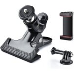 Kalanka - pince porte r�flecteur en m�tal, pince � ressort de studio photo avec t�te rotule pivotante ...