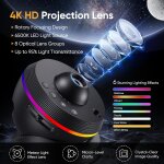 Kalanka - plantarium projecteur star projecteur 13pcs film disques, 13 en 1 lumiere ciel etoile galaxie ...