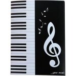 Kalanka - porte partition chorale a4 4 pages d�pliable, classeur de musique extensible avec pochettes ...
