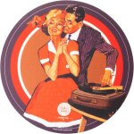 Kalanka - rock on wall - feutrine pour platine vinyle - style vintage - 2mm d'paisseur - fabrique en ...