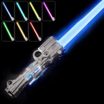 Kalanka - sabre laser, 7 couleurs lightsaber sabre lumineux epes laser  led avec son costume d'halloween ...