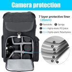 Kalanka - sac pour appareil photo en toile professional pour appareil photo slr / dslr canon nikon sony ... Kalanka - sac pour appareil photo en toile professional pour appareil photo slr / dslr canon nikon sony ...