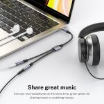 Kalanka - splitter audio jack double 3. 5mm mâle vers 2 femelle 4 pôles, adaptateur casque ecouteur câble ... Kalanka - splitter audio jack double 3. 5mm mâle vers 2 femelle 4 pôles, adaptateur casque ecouteur câble ...