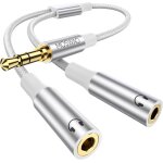 Kalanka - splitter audio jack double 3. 5mm mâle vers 2 femelle, adaptateur casque ecouteur câble stéréo ... Kalanka - splitter audio jack double 3. 5mm mâle vers 2 femelle, adaptateur casque ecouteur câble stéréo ...