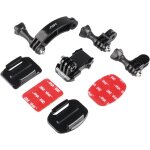 Kalanka - supports de casque pour camras d'action go pro, bras d'extension boucle de libration rapide ...