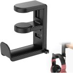 Kalanka - support de casque avec crochet pivotant � 360, support casque audio, support de casque de jeu ...