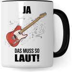 Kalanka - tasse guitare electrique, cadeau de musique pour guitare electrique, guitare electrique, tasse ...