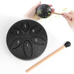 Kalanka - tongue drum 6 pouces 11 tons steel handpan tambour a langue mini tambour handpan avec maillets ... Kalanka - tongue drum 6 pouces 11 tons steel handpan tambour a langue mini tambour handpan avec maillets ...