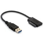Kalanka - usb 3. 0  7 + 6 adaptateur de cble 13pin slimline sata pour ordinateur portable cd lecteur ...