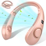 Kalanka - ventilateur cou pliable collier ventilateurs nuque portable de cou, mini neck fan sans fil ...