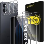 Kalanka - verre trempé pour samsung galaxy s25 edge, 3 pièces protecteur d'écran et 3 pièces caméra arrière ... Kalanka - verre trempé pour samsung galaxy s25 edge, 3 pièces protecteur d'écran et 3 pièces caméra arrière ...