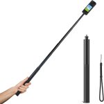 Kalcx - perche a selfie invisible compatible avec camra d'action insta360 x5 x4, longue perche d'extension ...