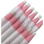 Kalop - lot de 12 crayons a graisse pour mtal, verre, tissu (blanc)