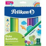 Kalop - crayons de couleurs, 12 pièces, triangulaires, jumbo, mine 5 mm Kalop - crayons de couleurs, 12 pièces, triangulaires, jumbo, mine 5 mm