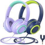 Kalpo - hs22 casque audio enfants avec volume limité a 85 dba, son stéréo, bandeau réglable, pliable, ... Kalpo - hs22 casque audio enfants avec volume limité a 85 dba, son stéréo, bandeau réglable, pliable, ...