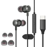 Kalsg - ecouteur usb c avec microphone, in - ear ecouteurs filaire usb c hifi stro ecouteur filaire ...