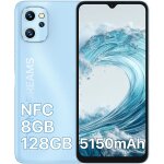 Kalsg - f3 tlphones portables 8gb + 128gb, 6. 7 hd + ecran, 48mp + 16mp, 5150mah / 18w, android 11 ...