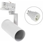 Kalsw - projecteur led madara mini ii sur rail avec adaptateur universel 3 phases pour gu10aluminium ...