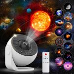Kaltd - projecteur ciel etoile telecommande, 13 en 1 planetarium projecteur, 4k hd lampe projecteur galaxie ...