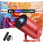Kaojl - mini vidoprojecteur 1080p avec wifi 6 bt 5. 4, portable projecteur 4k avec android tv, projecteur ...