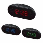 Kavrl - radio - rveil numrique led avec pr ue, radio am et fm rouge, grand ecran led, rveil pour chambre ...