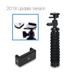 Kit 5 noir - mini trpied flexible gorillapod pour tlphone, pour iphone xiaomi, accessoires d'appareil ...