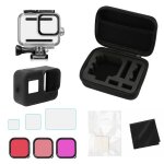 Kit d'accessoires pour appareil photo compatible avec gopro hero 8 avec �tui de rangement bo�tier �tanche ...
