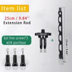 Kit d'accessoires pour camra d'action, adaptateur de trpied, supports pour gopro, forego pro, dji osmo ...
