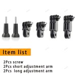 Kit d'accessoires pour camra d'action, adaptateur de trpied, supports pour gopro, forego pro, dji osmo ...
