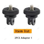 Kit d'accessoires pour camra d'action, adaptateur de trpied, supports pour gopro, forego pro, dji osmo ...