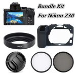 Kit de boîtier en silicone pour appareil photo, protecteur d'écran, capuchon de capot d'objectif pour ... Kit de boîtier en silicone pour appareil photo, protecteur d'écran, capuchon de capot d'objectif pour ...