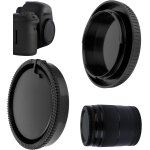 Kit de capuchons d'objectif, 1 x capuchon de botier et 1 x capuchon d'objectif arrire, compatible avec ...