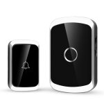 Kit de carillon de porte de sonnette sans fil intelligent, aucune prise requise, télécommande 300m / ... Kit de carillon de porte de sonnette sans fil intelligent, aucune prise requise, télécommande 300m / ...