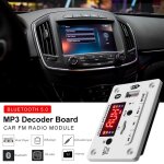 Kit carte dcodeur mp3 sans fil bluetooth 5. 0 pour voiture, module de lecteur de musique, audio sans ...