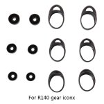 Kits de coque de protection en silicone, 3 paires, pour samsung gear iconx sm - r140, accessoires pour ...