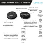 Kit couvercle de botier + couvercle d'objectif (arrire) adapt au botier d'appareil photo olympus ...