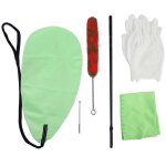 Kit daccessoires dentretien de flte tampon tissu gant tournevis rod brush kit